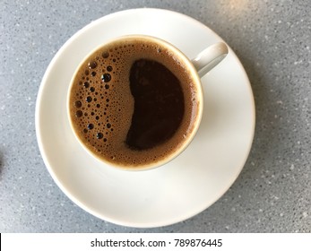 Turkish Coffee Top View