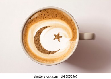 turkish coffee in a white cup - Powered by Shutterstock
