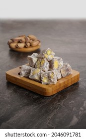 Turkish delight and its varieties in service