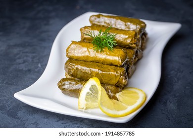 Turkish Foods; Stuffed Leaves (yaprak Sarma Dolma)