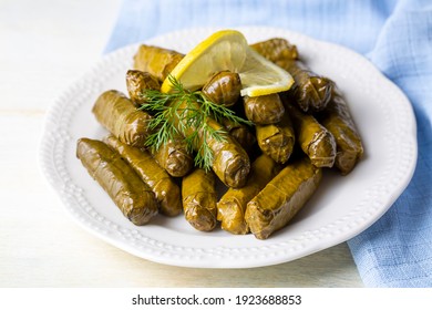 Turkish Foods; Stuffed Leaves (yaprak Sarma Dolma)