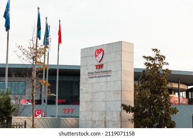 Turkish Football Federation Or TFF HQ In Riva Istanbul. Istanbul Turkey - 12.11.2021