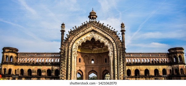 The Turkish gate, India. This gate was made in 18th century by the king of Awadh( Currently Lucknow City). It is 60 feet high and so wide. It represent the Lucknow City.