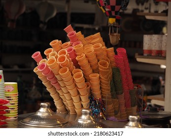 Turkish Icecream Cones -  Colorful Cornette