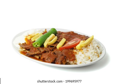 Turkish Iskender Kebab