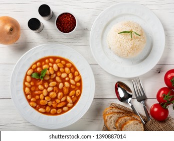 Turkish Kuru Fsulye And Rice