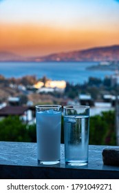 Turkish Raki With Amazing Sea View