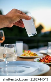 Turkish Raki Food And Appetizer Table