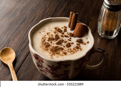 Turkish Salep With Cinnamon Sticks / Christmas Eggnog