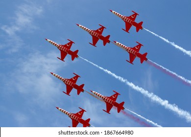 The Turkish Stars are the aerobatic demonstration team of the Turkish Air Force and the national aerobatics team of Turkey. 
