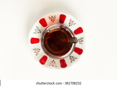 Turkish Tea Isolated On White