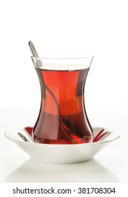 Turkish Tea Isolated On White