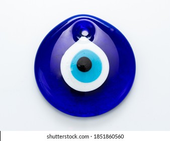 Turkish Traditional Believed by Some People About for Blue Bead Worn Against Evil Eye Talisman Amulet Made of Navy Glass - Shutterstock ID 1851860560