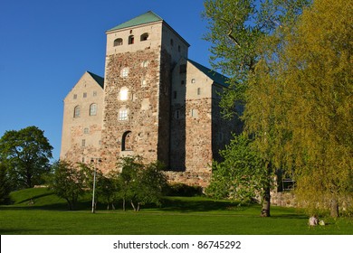 Turku Castle At Summer