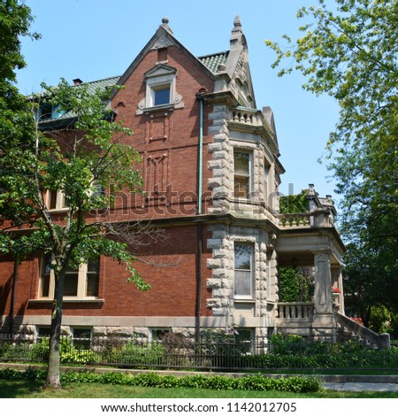 Turn of the Century mansion located on one of Chicago's historic boulevards in the Logan Square neighborhood.
