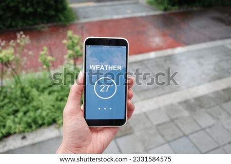 turn on the weather app to get information