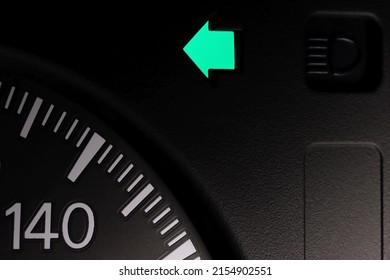 Turn Signal Control Light Car Dashboard Stock Photo 2154902551 ...