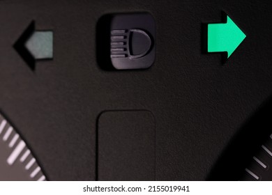 Turn Signal Control Light In Car Dashboard - Right