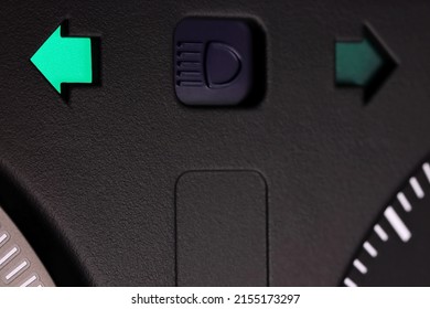 Turn Signal Control Light In Car Dashboard - Left