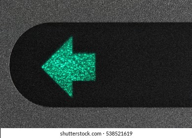 turn signal control light in car dashboard