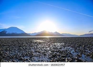 Turnagain Arm Anchorage Alaska Winter