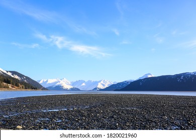 Turnagain Arm Anchorage Alaska Winter