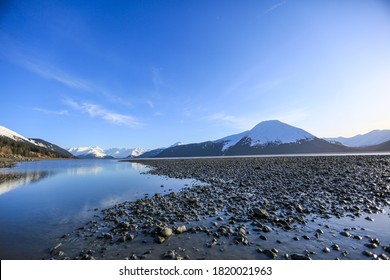 Turnagain Arm Anchorage Alaska Winter