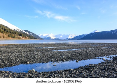 Turnagain Arm Anchorage Alaska Winter