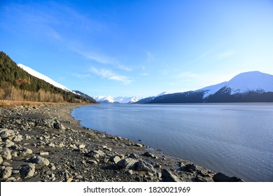 Turnagain Arm Anchorage Alaska Winter