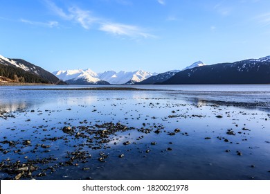 Turnagain Arm Anchorage Alaska Winter