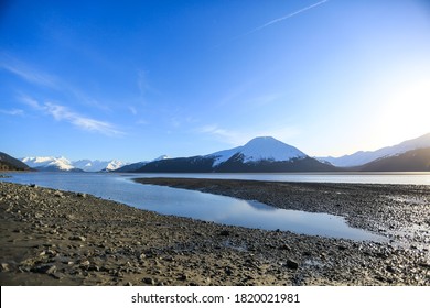 Turnagain Arm Anchorage Alaska Winter