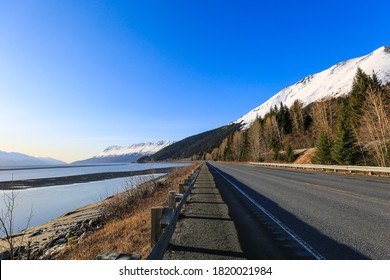 Turnagain Arm Anchorage Alaska Winter