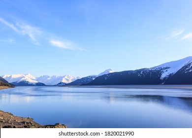 Turnagain Arm Anchorage Alaska Winter