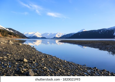 Turnagain Arm Anchorage Alaska Winter