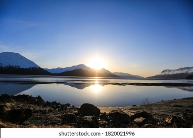 Turnagain Arm Anchorage Alaska Winter