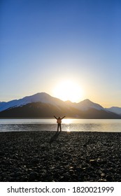 Turnagain Arm Anchorage Alaska Winter