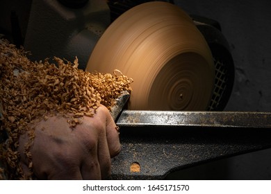 Turning A Bowl Out Of Wood On A Lathe