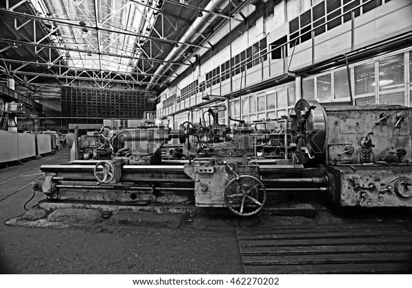 Turning Equipment Machinery Factory Old Foto stock 462270202 | Shutterstock