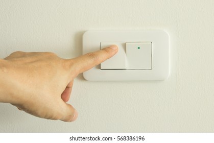 Turning On Off Light Switch 