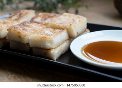 Turnip Cake Asian Taiwan Food 