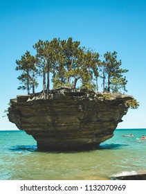 Turnip Rock Port Austin Michigan