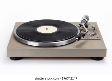 Turntable, Isolated On White Background