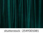 turquoise curtain in theatre background for design purpose