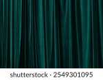 turquoise curtain in theatre background for design purpose