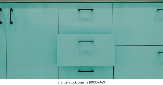 Turquoise Kitchen Ware And Decor.