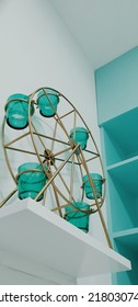 Turquoise Kitchen Ware And Decor.