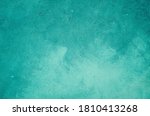 Turquoise painted wall background or texture 