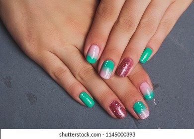 nail  gradient art