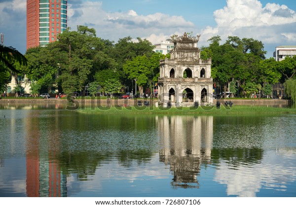 Turtle Tower Thap Rua Hoan Kiem Stock Photo 726807106 | Shutterstock