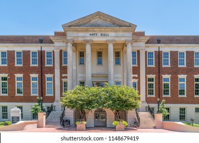 TUSCALOOSA, AL/USA - JUNE 6, 2018: Nott Hall On The Campus Of University Of Alabama.